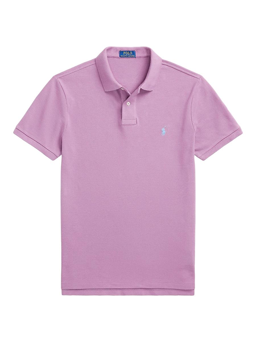 Mens Classic-Fit Mesh Polo Shirt Product Image