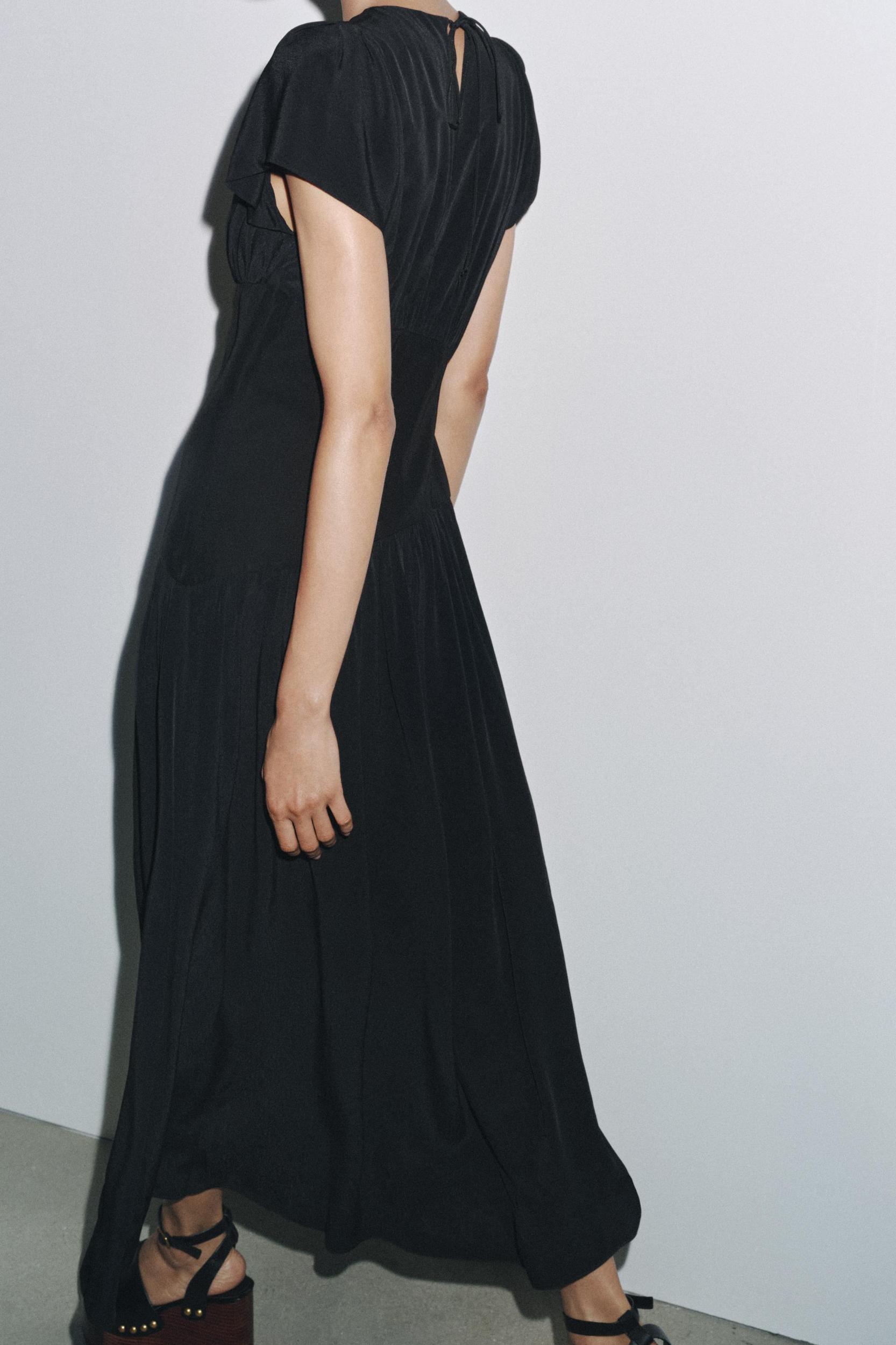 ZW COLLECTION COMBINATION SASH DRESS Product Image