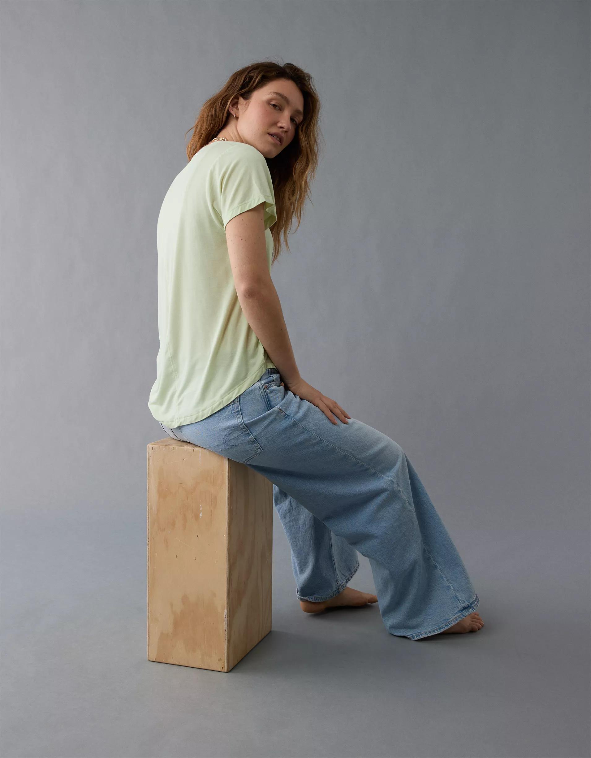 AE Soft & Sexy V-Neck T-Shirt Product Image