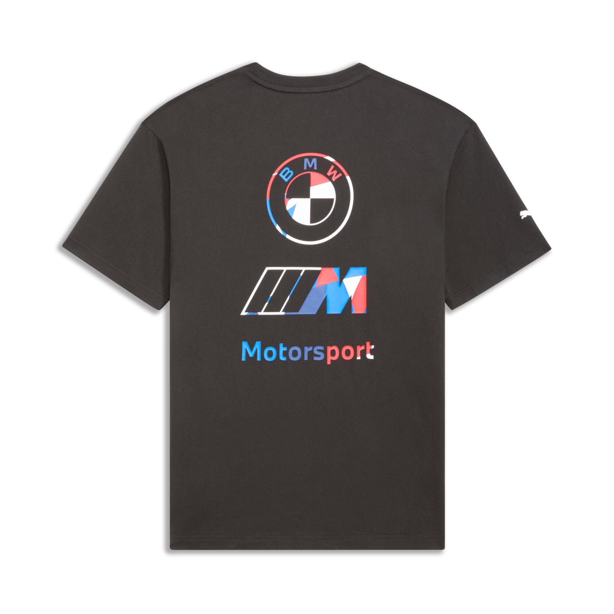 BMW M Motorsport Stacked Logo Tee Men Product Image