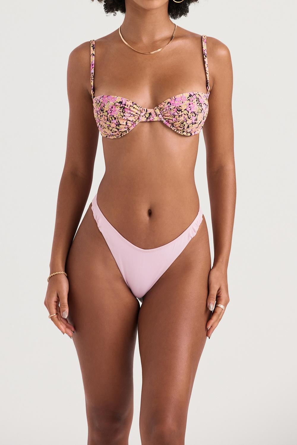 Delphi  blossom ruched bikini bottom Product Image