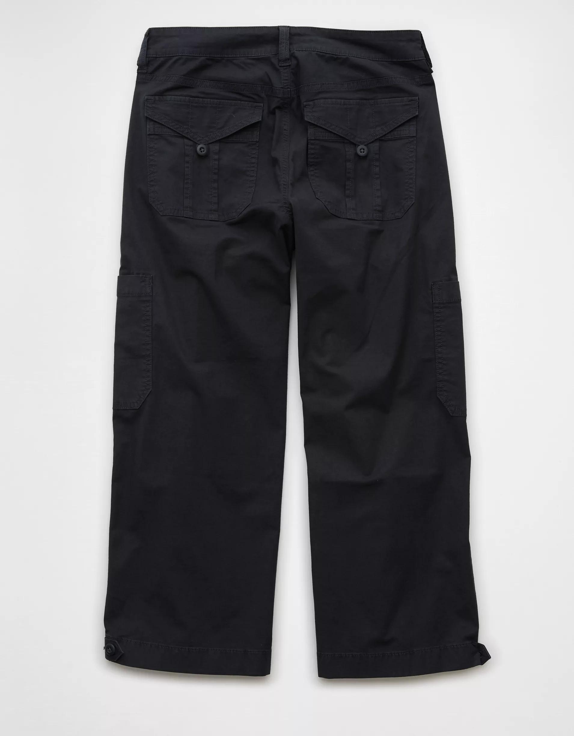 AE Stretch Low-Rise Straight Crop Pant Product Image