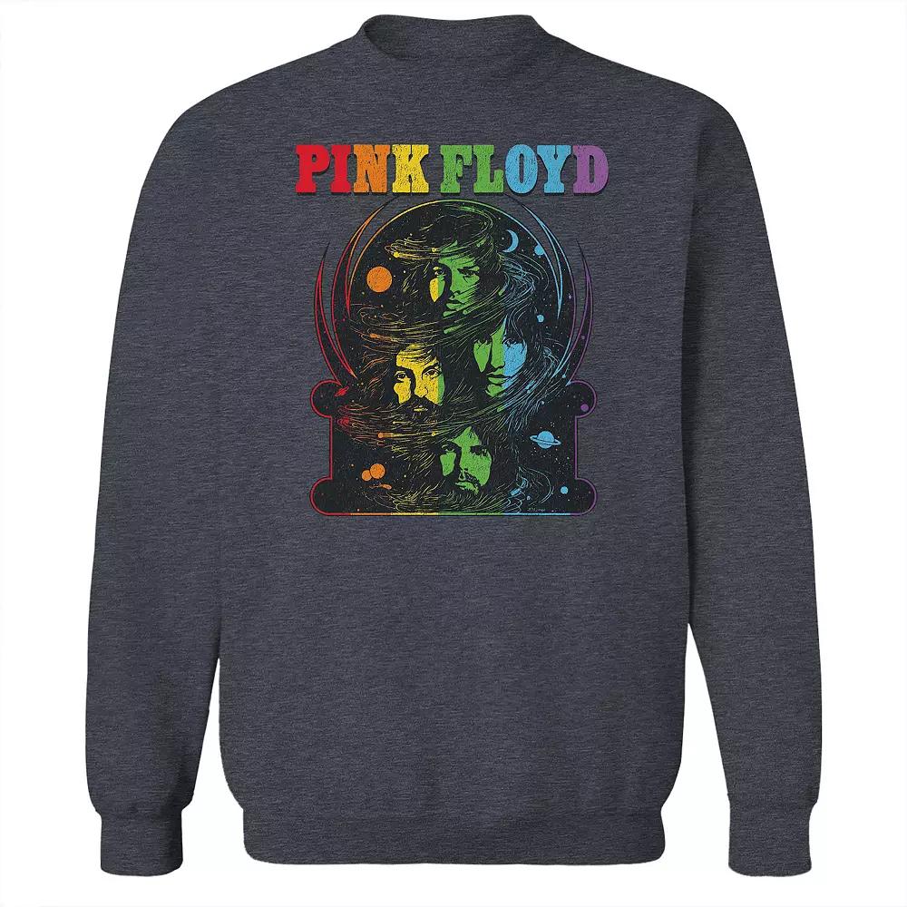 Men's Pink Floyd in Zurich Graphic Fleece Sweatshirt, Size: XXL, Dark Grey Product Image