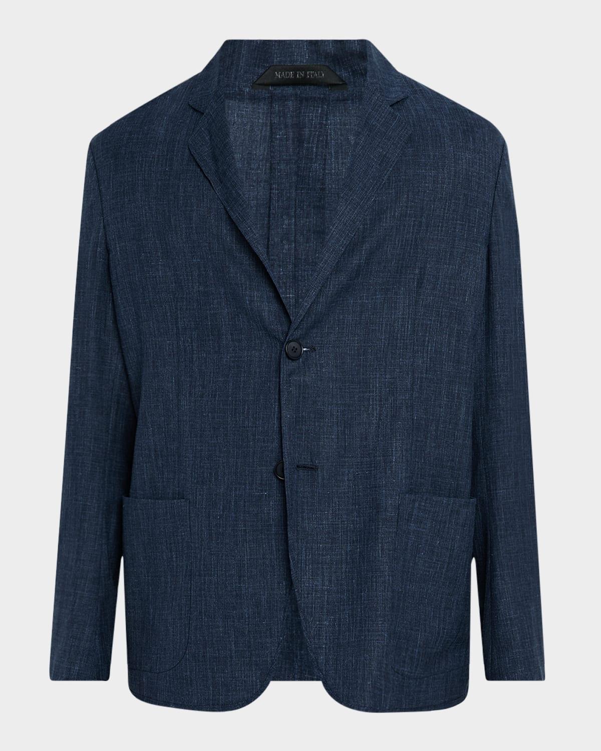 Mens Wool-Silk Melange Sport Coat Product Image