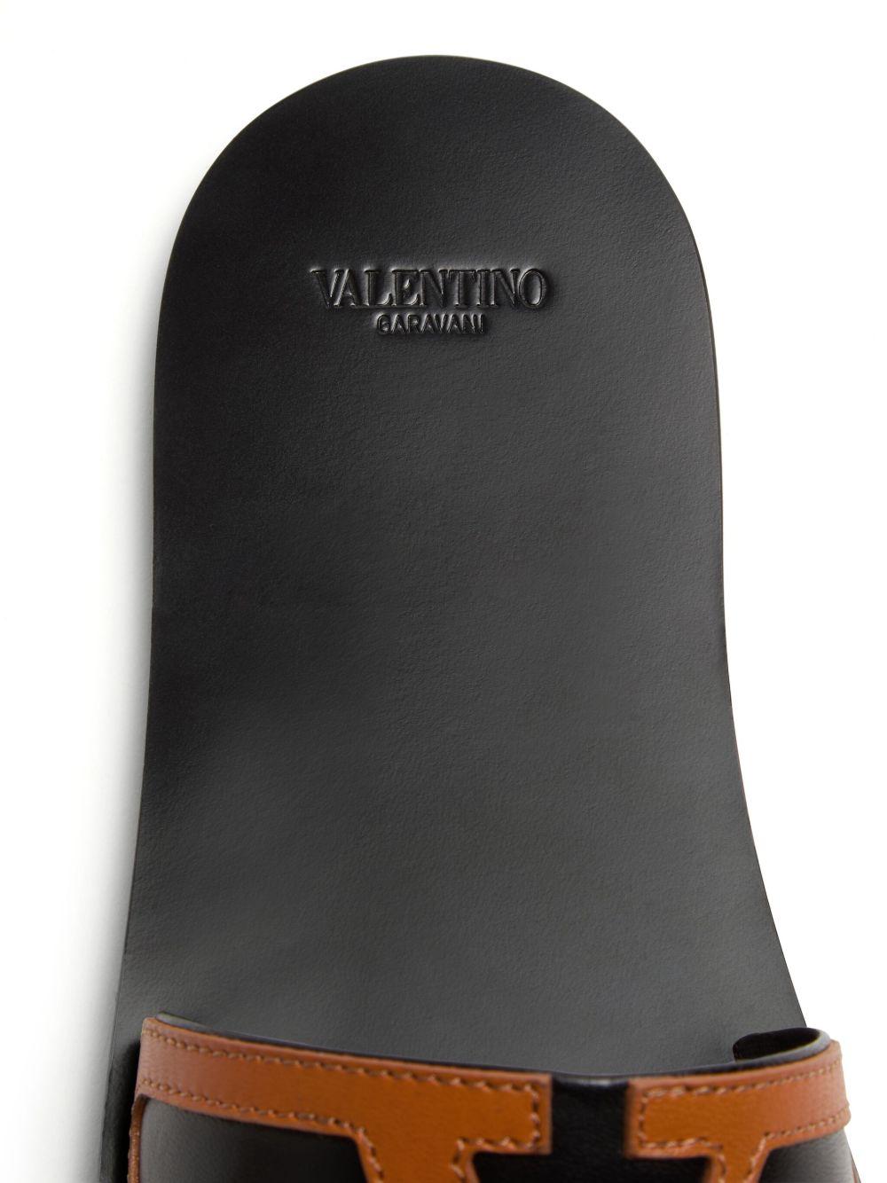 VALENTINO GARAVANI Viva Superstar Slide Sandal In Nappa Leather In Black Product Image