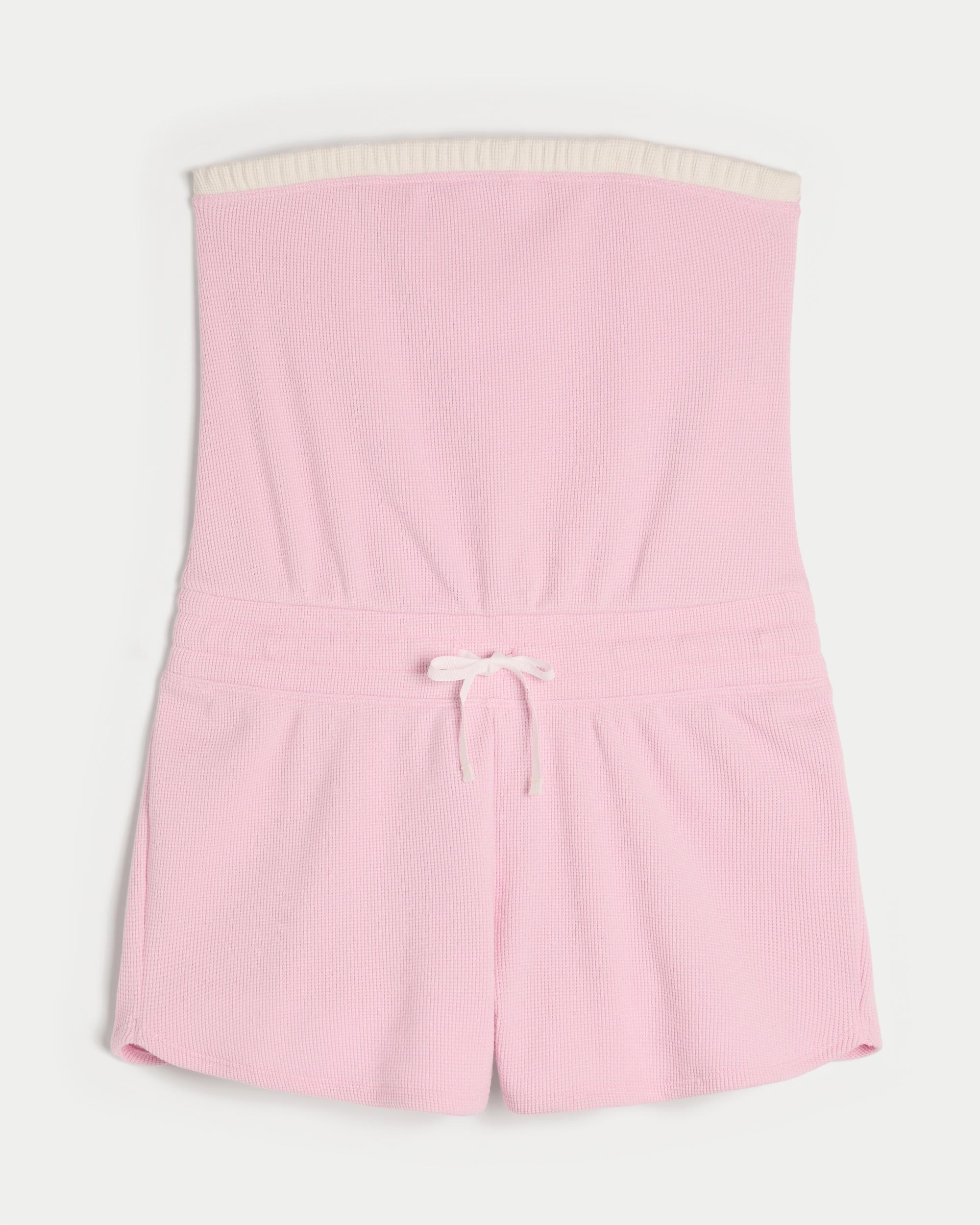 Gilly Hicks Cozy Strapless Waffle Onesie Product Image