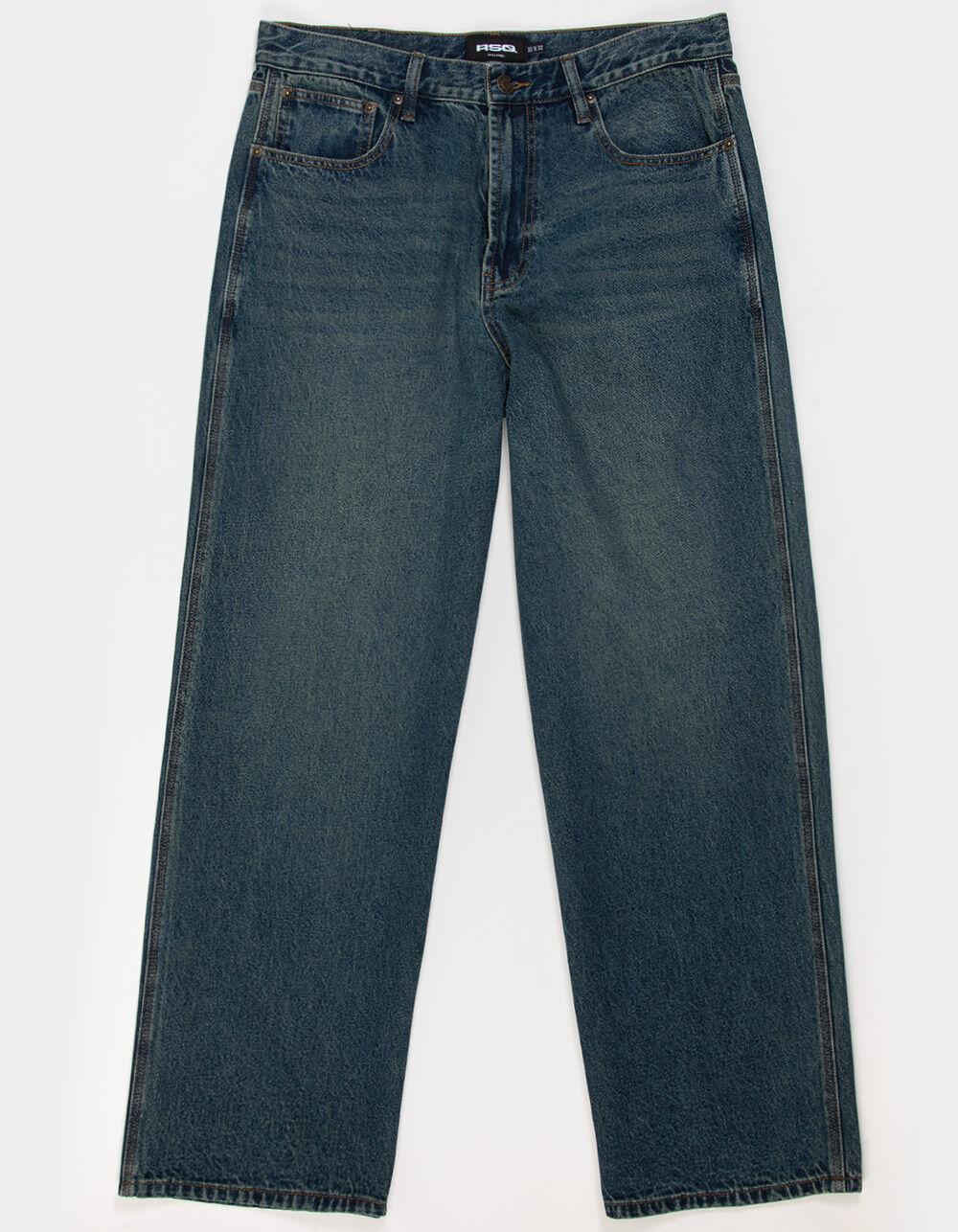 RSQ Mens Extra Baggy Jeans - DRK DRTY DNM Product Image
