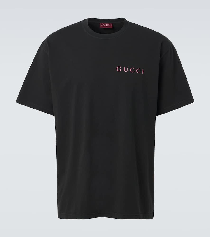 GUCCI T-shirt In Cotone In Black Product Image