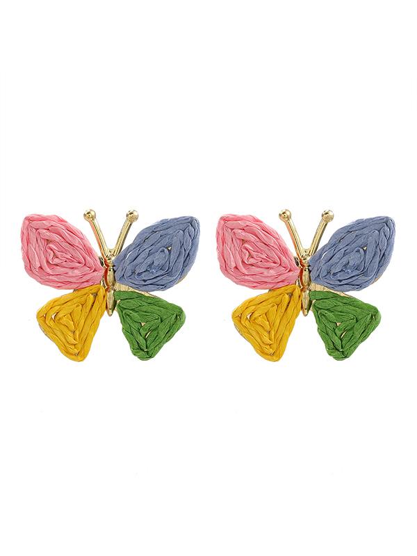 Butterfly Shape Drop Earrings Product Image