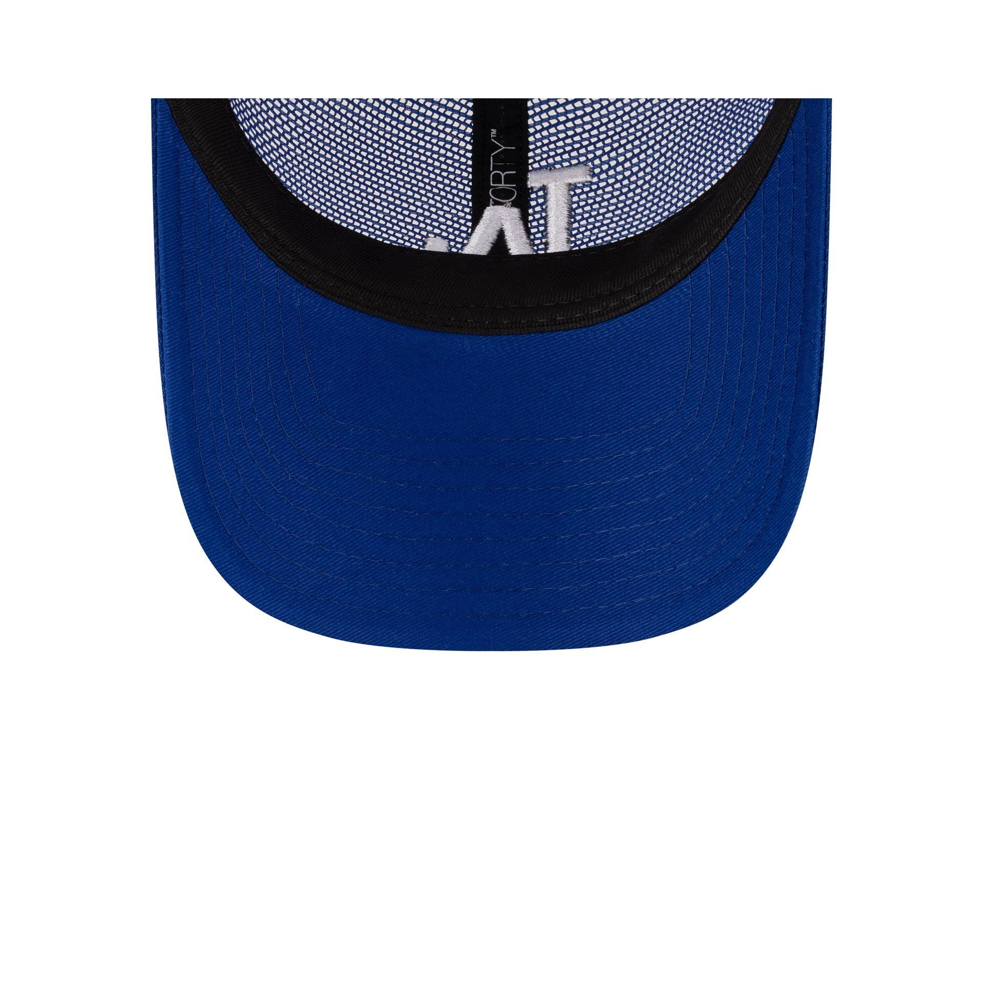 Los Angeles Dodgers Royal Blue Mesh 9FORTY Snapback Hat Male Product Image