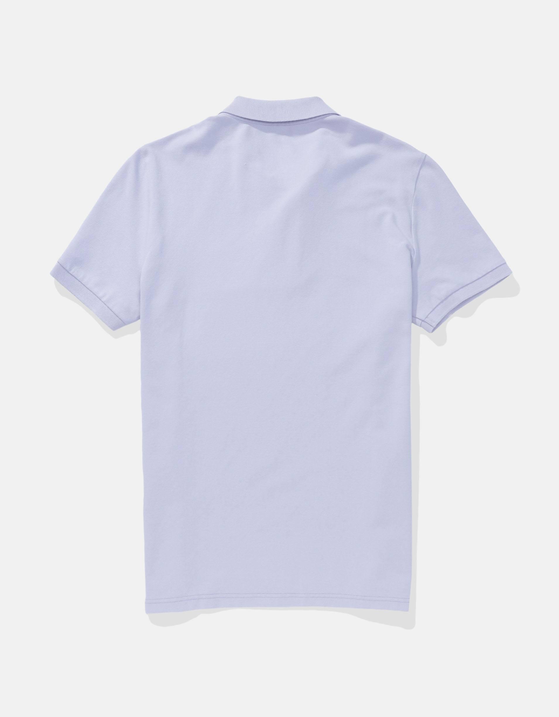 AE Lived-In Slim Fit Pique Polo Shirt Product Image