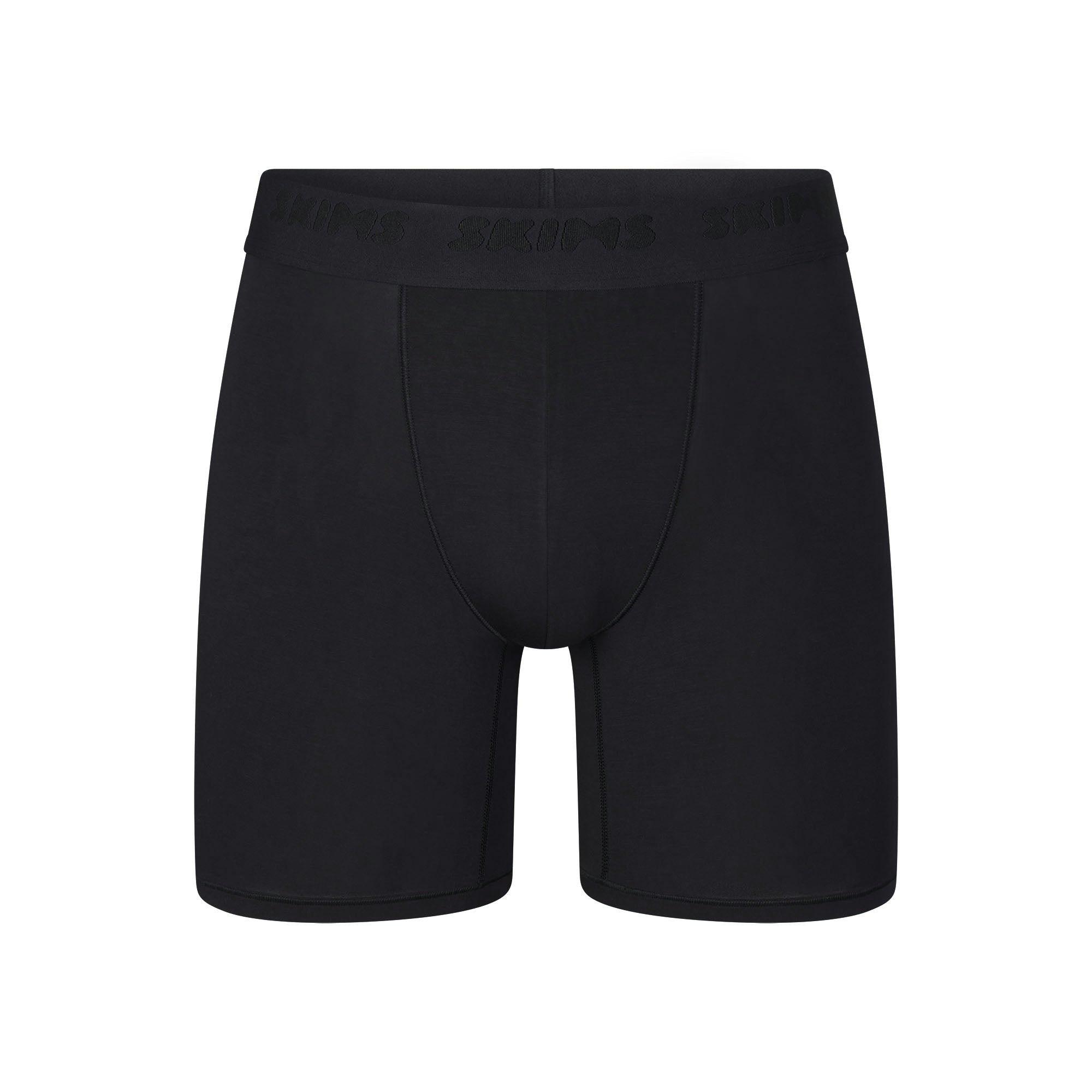 SKIMS STRETCH MENS 5" BOXER BRIEF | OBSIDIAN Product Image