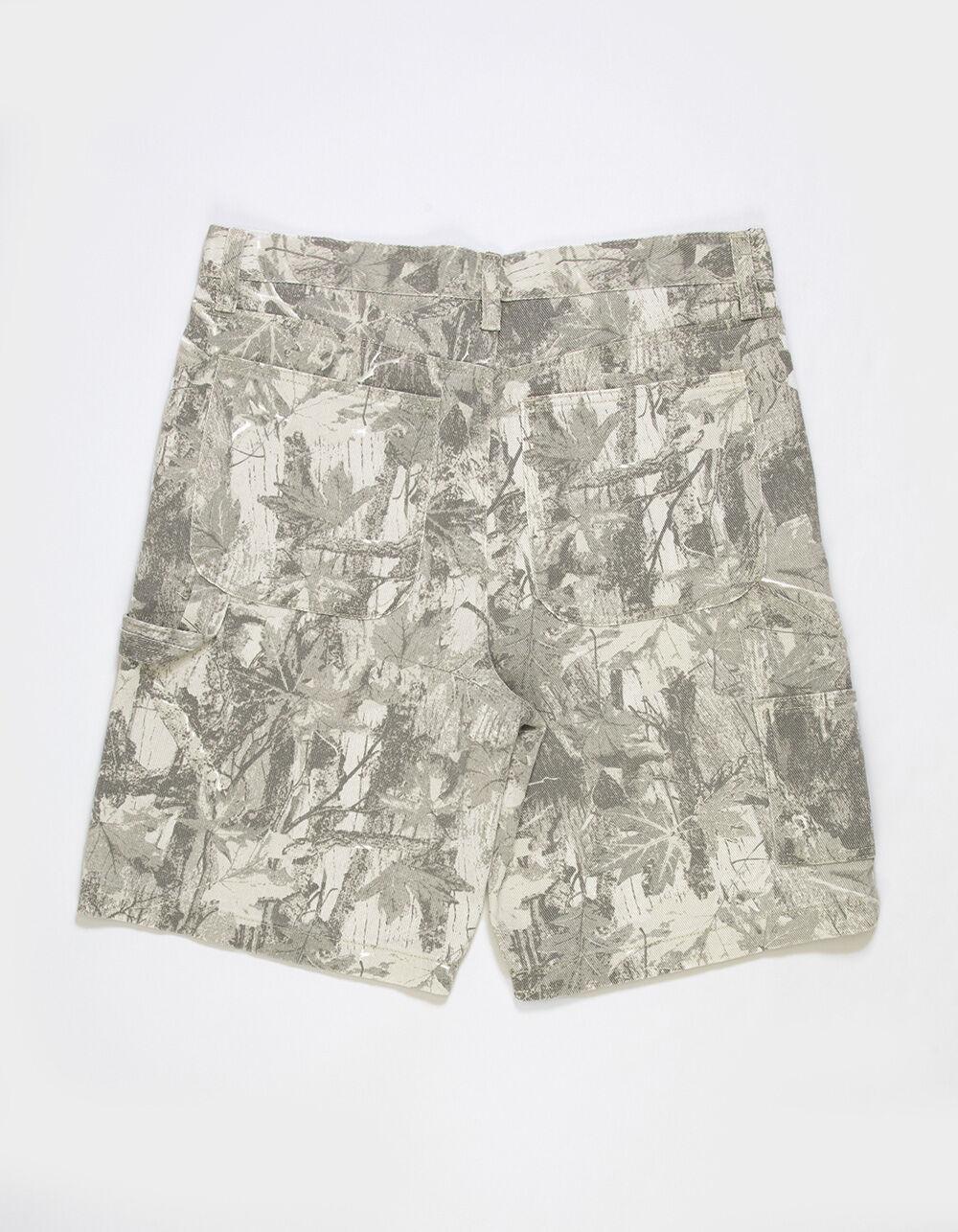 RSQ Mens Loose Twill Carpenter Shorts - LIGHT CAMO Product Image