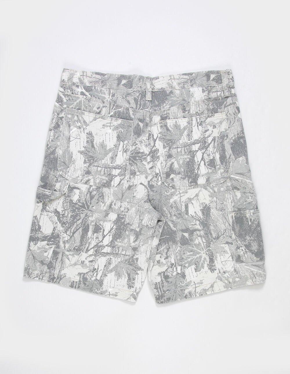 RSQ Mens Loose Twill Carpenter Shorts - LIGHT CAMO Product Image