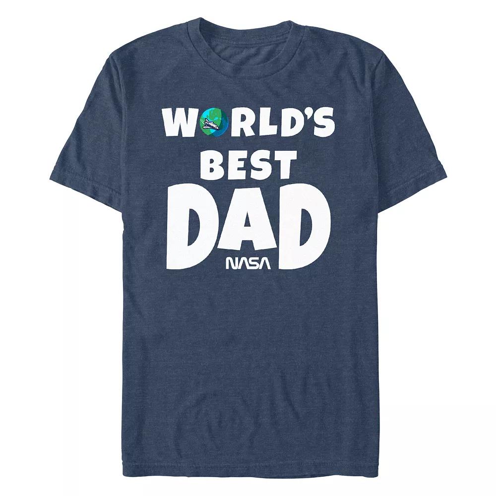 Men's Nasa World's Best Dad Graphic Tee,  Product Image