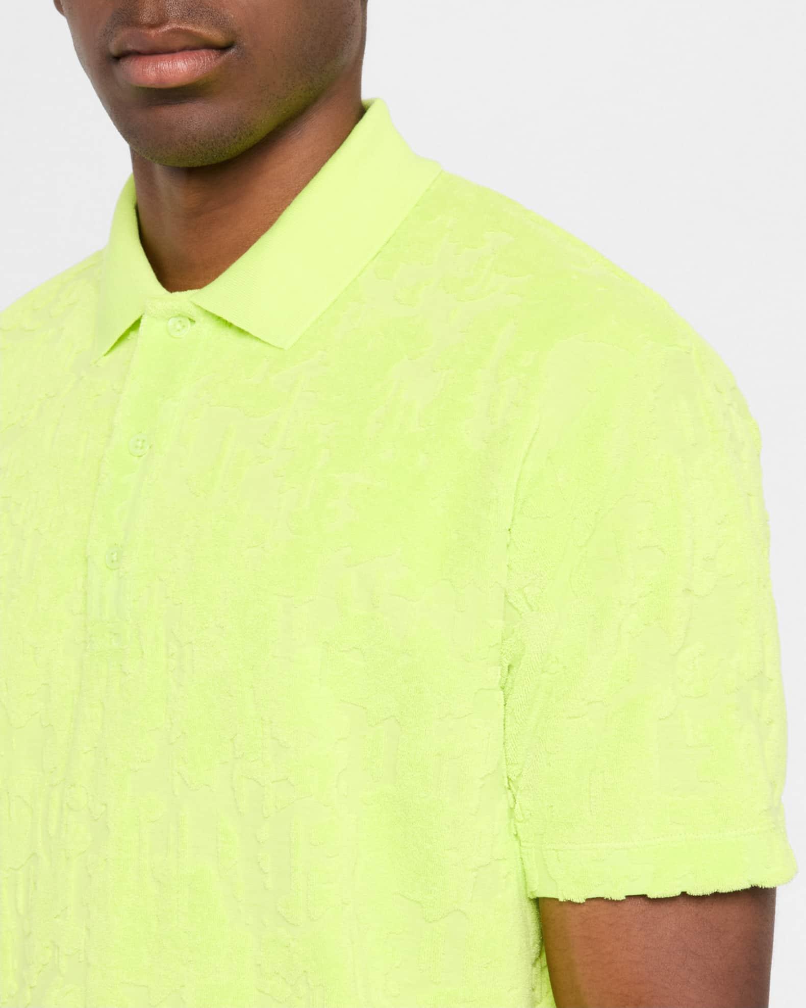 Men's Terry Jacquard Short-Sleeve Polo Tee Product Image