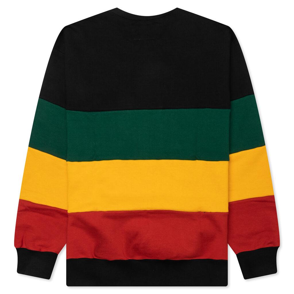 Heavy Weight Crewneck Sweatshirt Type-4 - Black Male Product Image