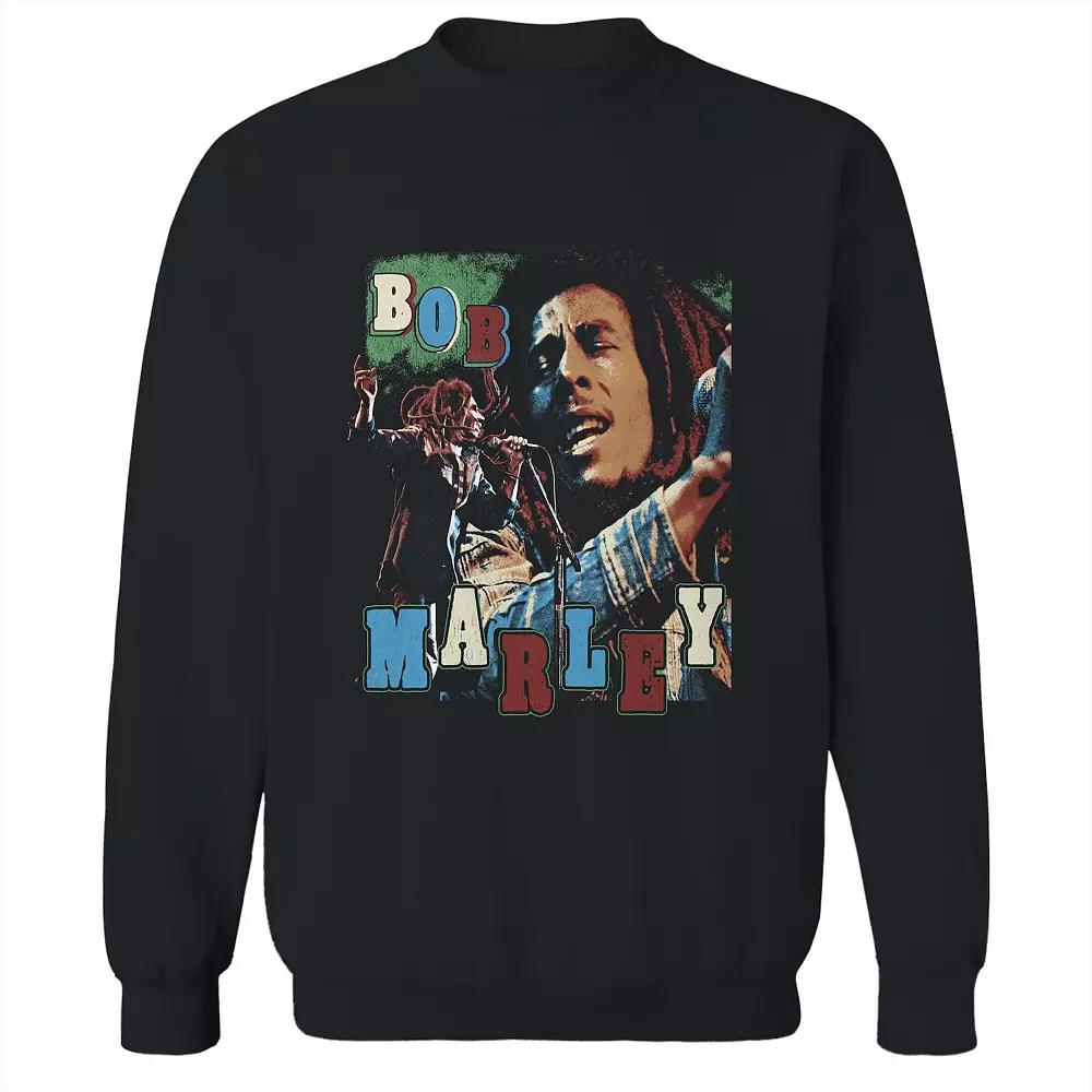 Junior's Bob Marley Rootsrock Graphic Fleece Sweatshirt, Women's,  Product Image