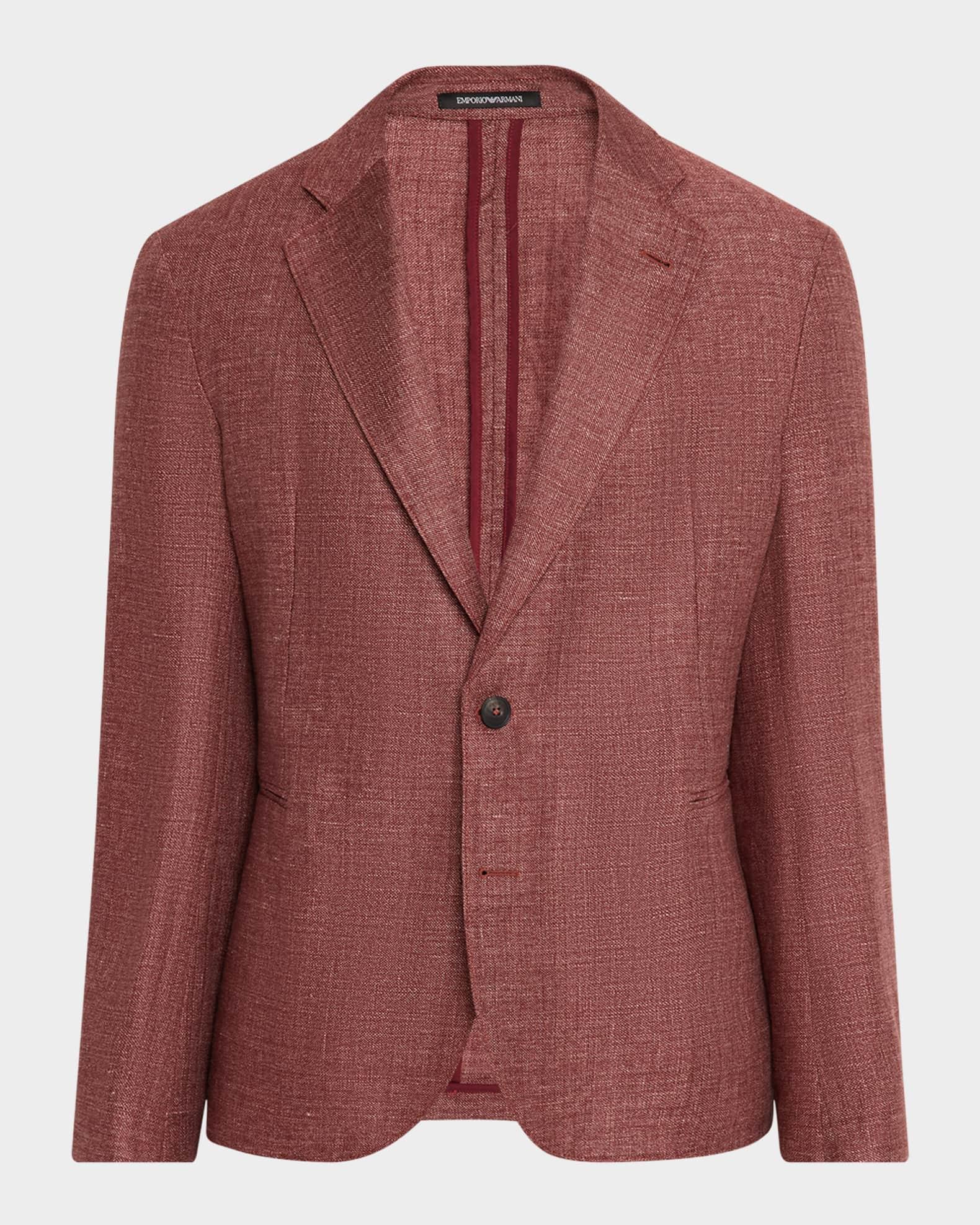 Men's Linen and Wool Soft Single-Breasted Sport Coat Product Image