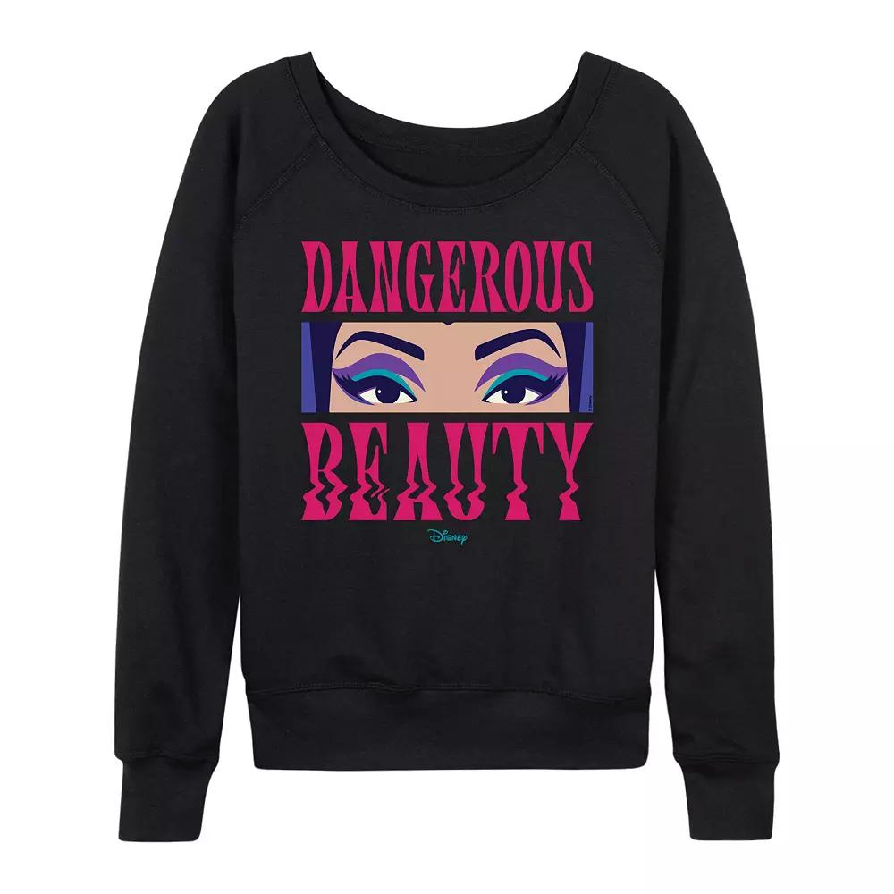 Disney's Snow White Evil Queen Women's Dangerous Beauty French Terry Long Sleeve Tee,  Product Image