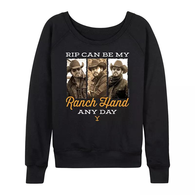 Women's Yellowstone Ranch Hand Any Day French Terry Long Sleeve Tee,  Product Image