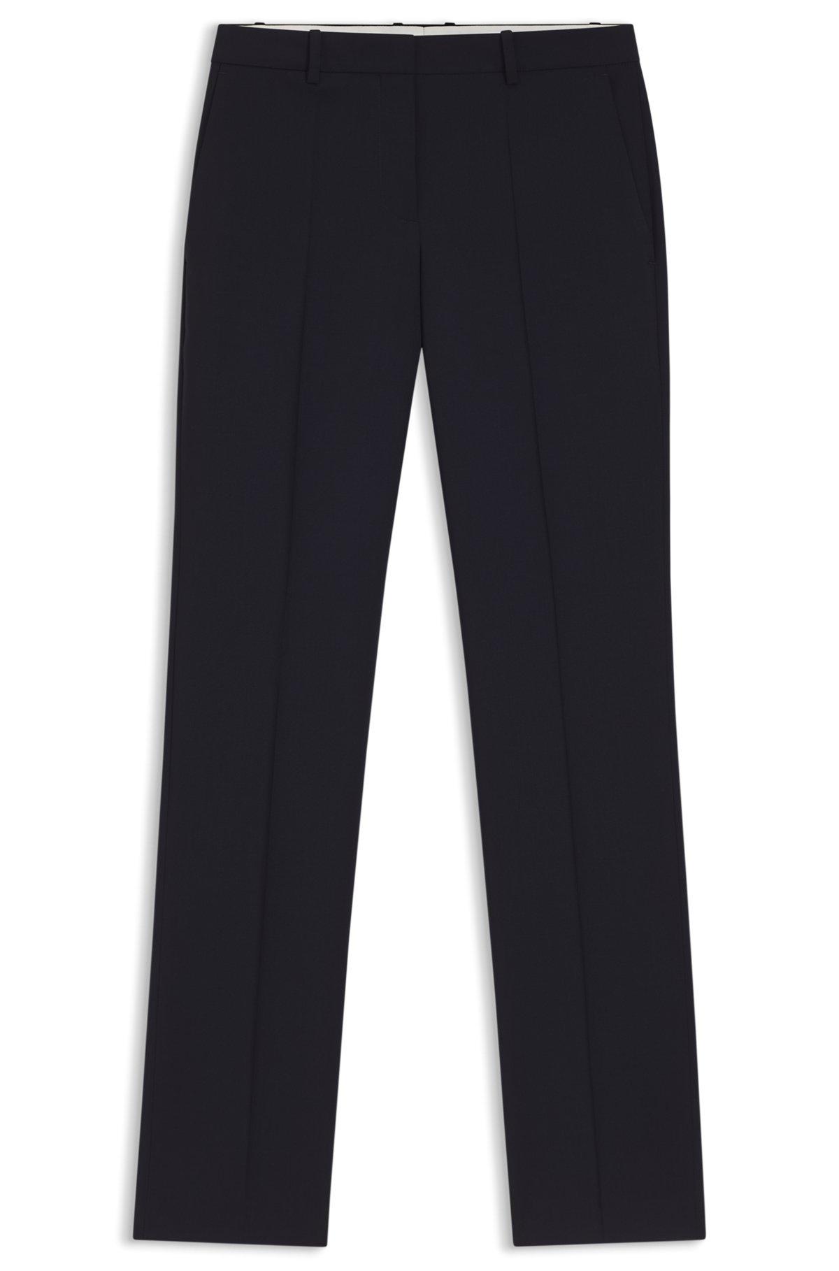 Regular-fit pants in Italian-made virgin wool Product Image