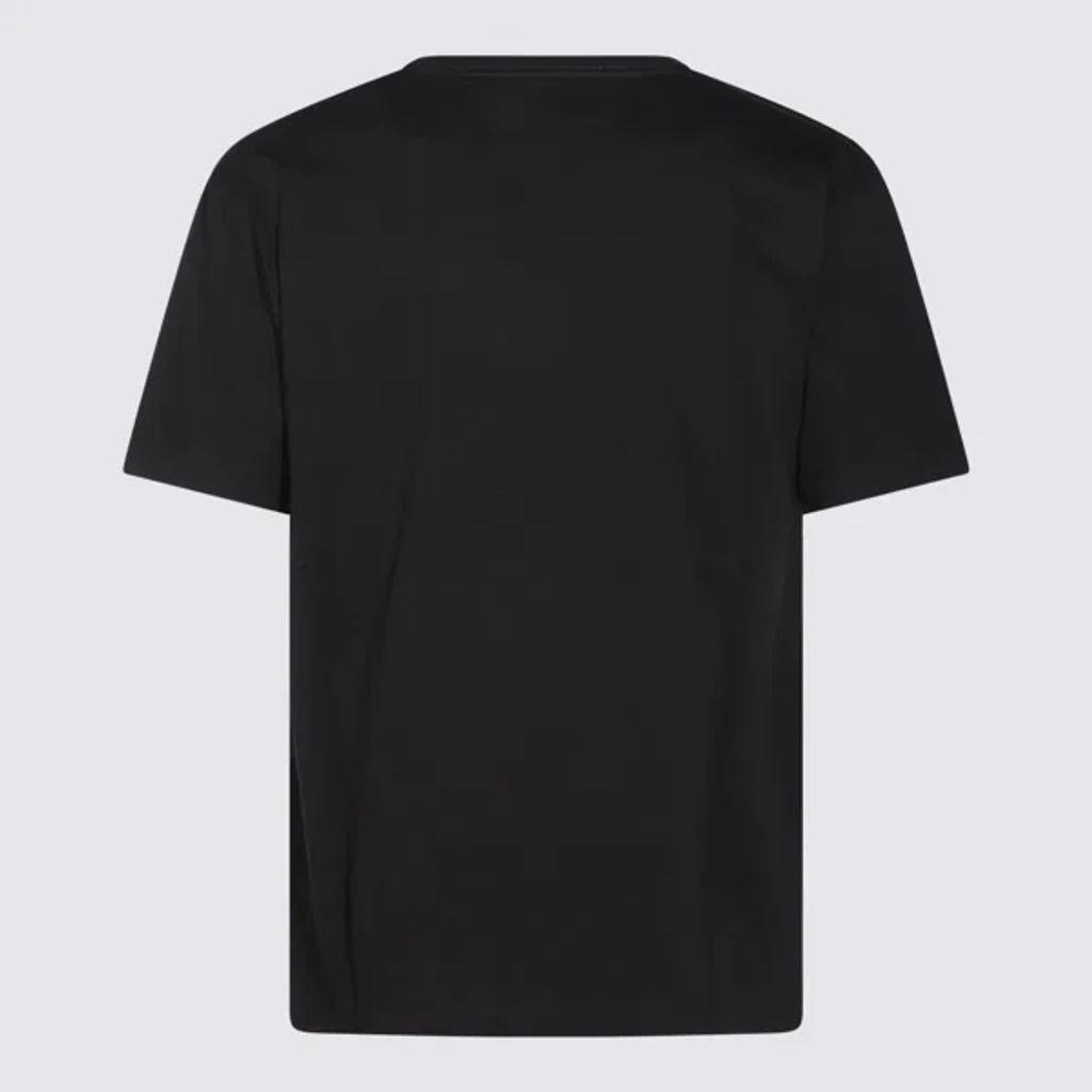 VALENTINO Crew Neck Short Sleeves T-shirts In Black Product Image