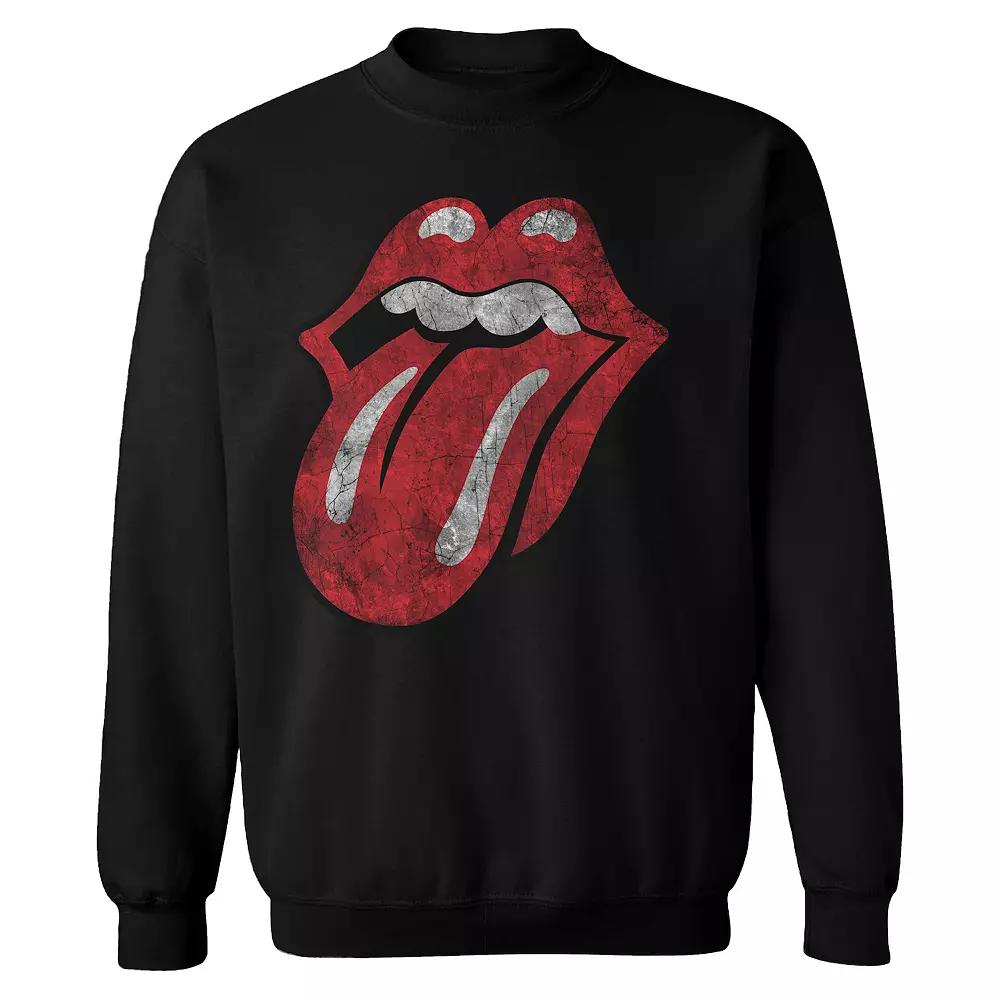 Men's Rolling Stones Distressed Tongue Sweatshirt, Adult Unisex,  Product Image