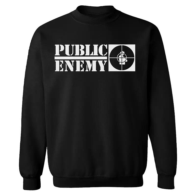 Men's Public Enemy Logos Sweatshirt, Adult Unisex,  Product Image