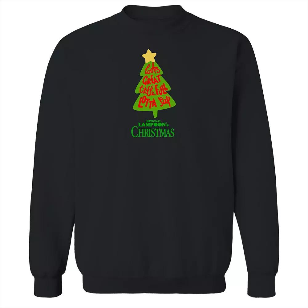Men's Looks Great Christmas Tree National Lampoon's Christmas Vacation Graphic Fleece Crew Sweatshirt, Adult Unisex,  Product Image