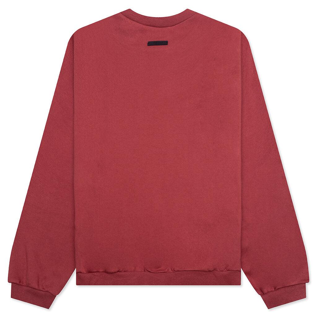 Heavy Fleece Crewneck - Crimson Male Product Image