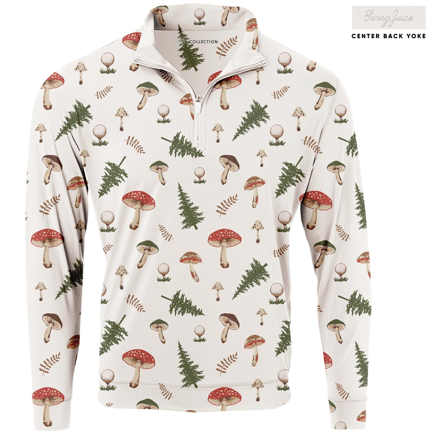 SwingJuice Golf Mushrooms Men's Quarter Zip Product Image