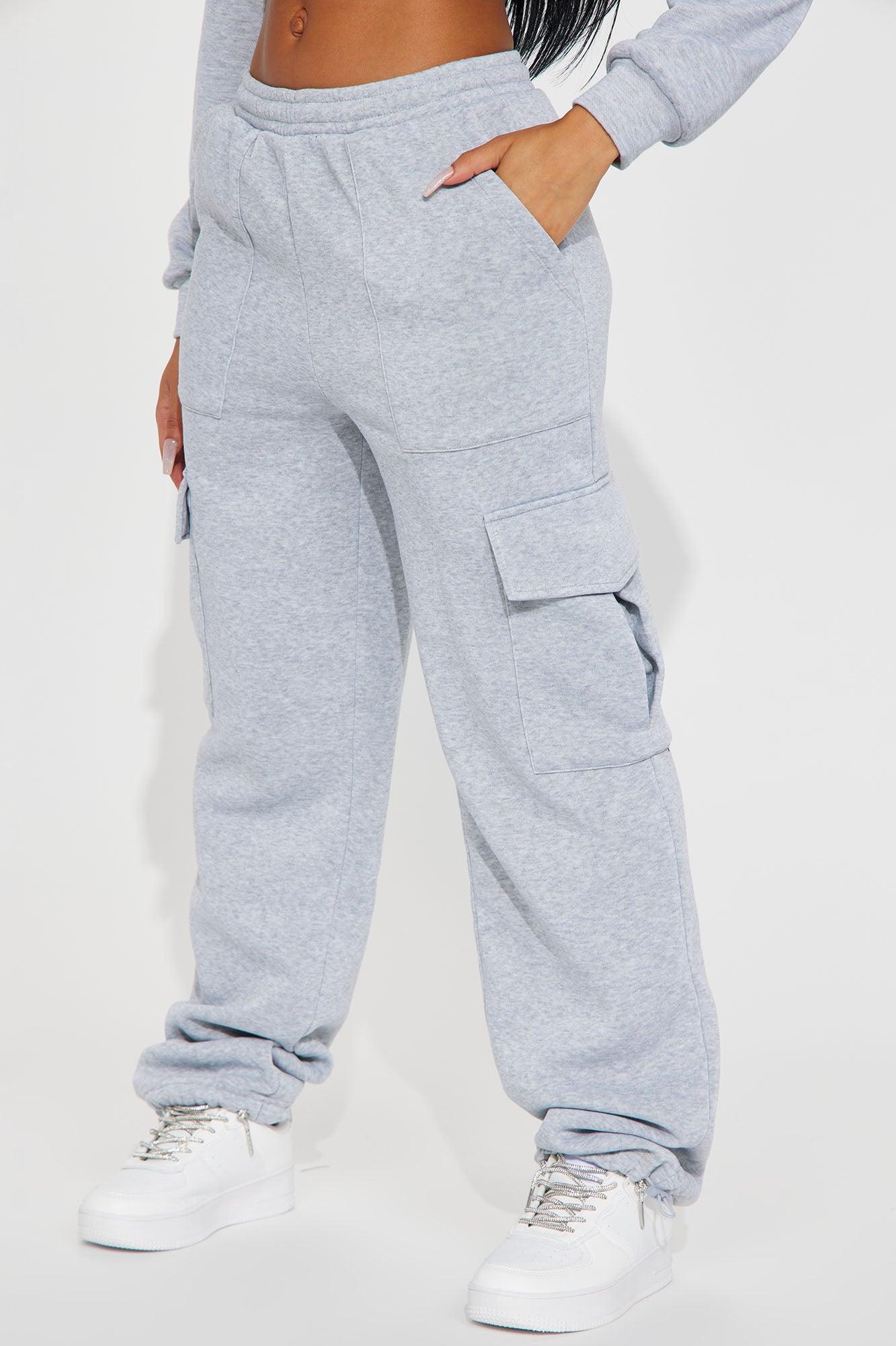 Tessa Fleece Lounge Jogger - Grey Product Image