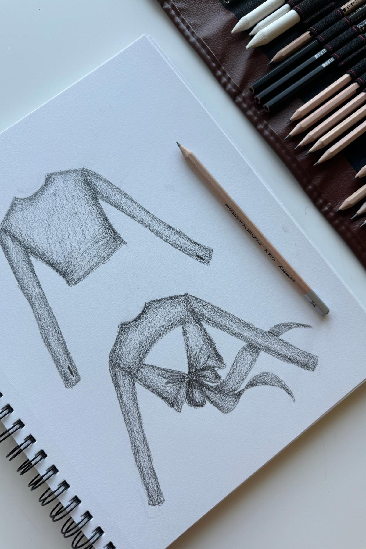 Bow Back Mesh Reversible Long Sleeve Top - Bright White Product Image