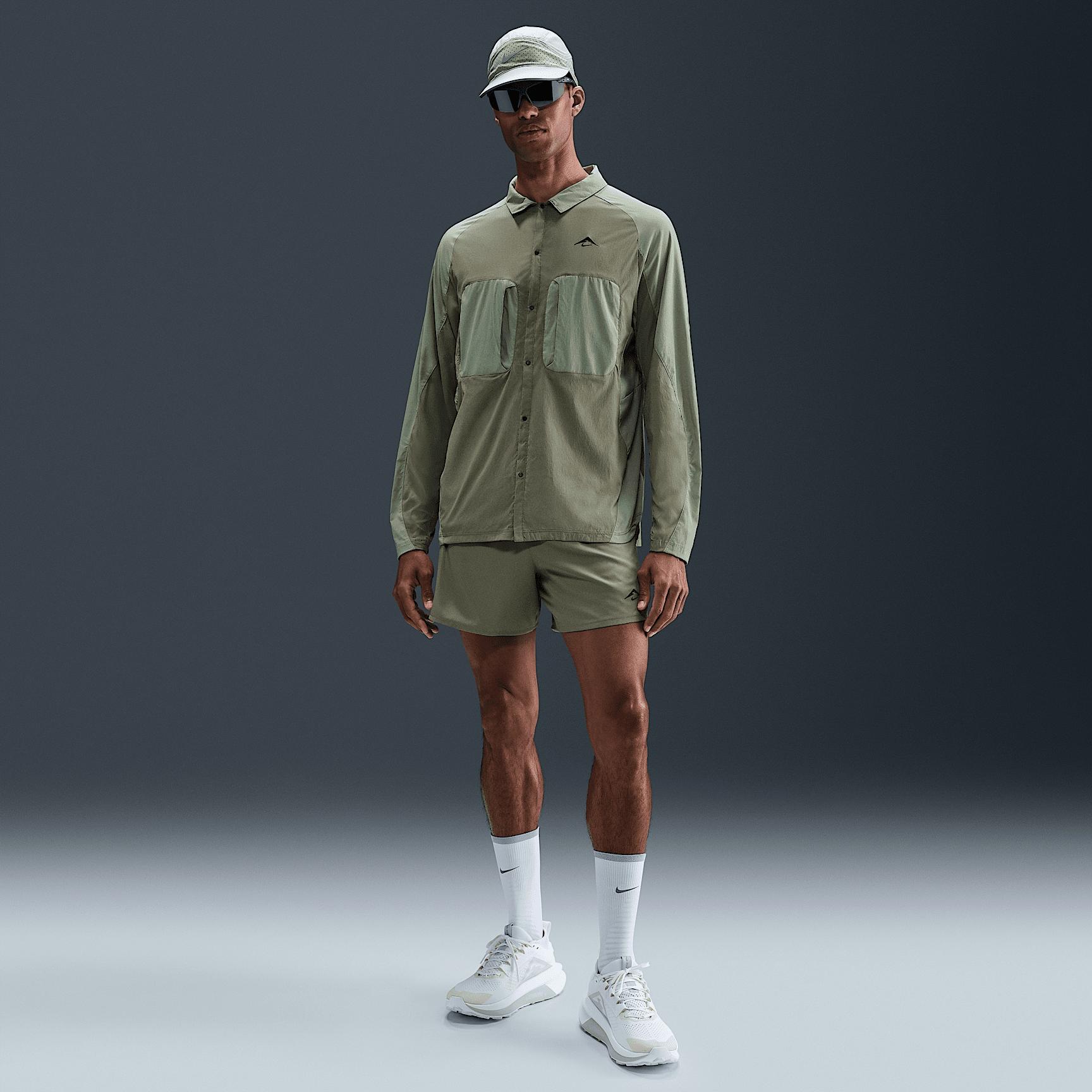 Nike Mens Trail Dri-FIT ADV UV Running Shirt Jacket | HJ5079-320 Product Image