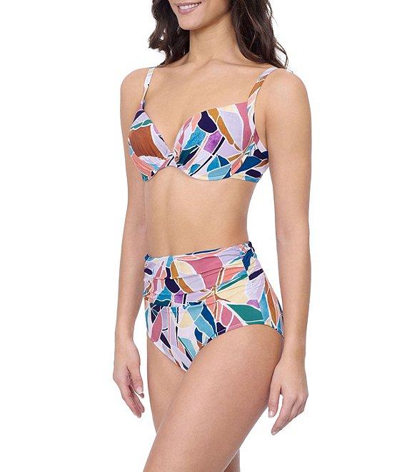Profile By Gottex Aura Shirred High Waist Swim Bottom Product Image