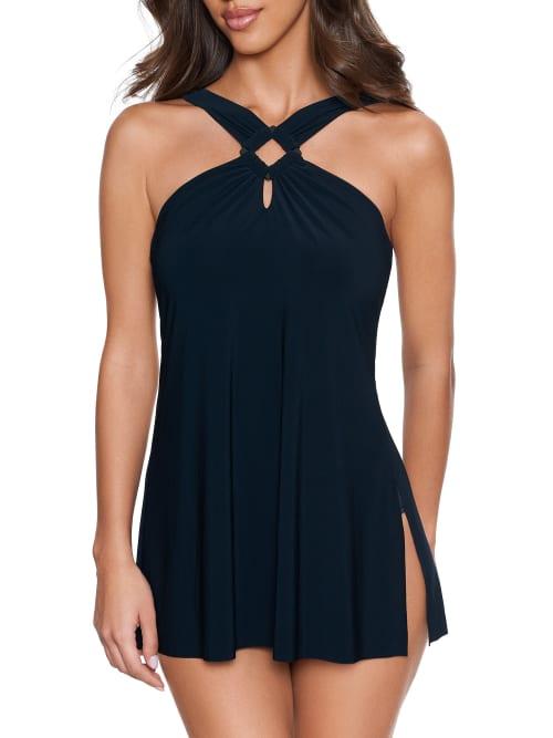 Square Cut Beverly Wire-Free Swim Dress Product Image