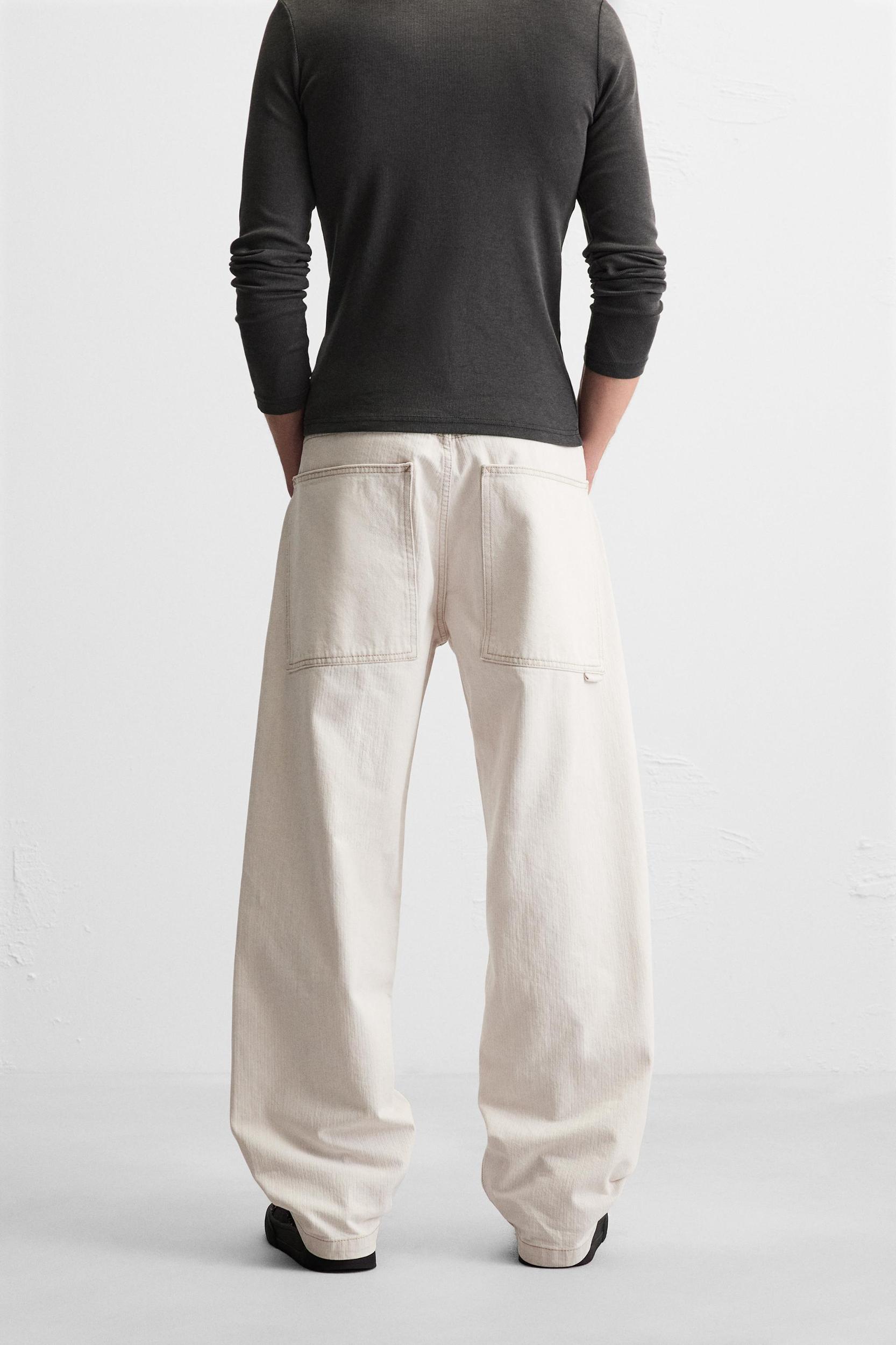 SEAMED BAGGY FIT JEANS Product Image