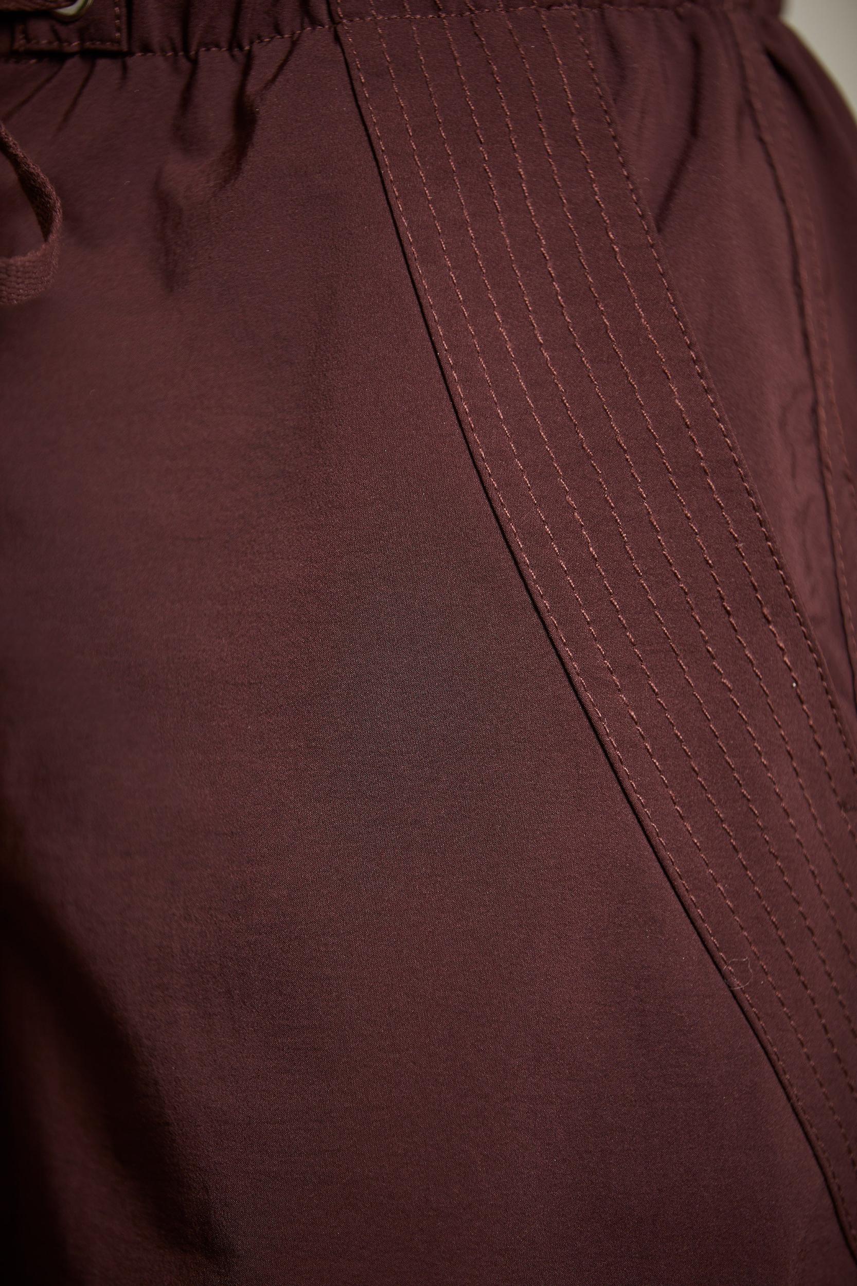 Wide Leg Cargo Trousers in Brown Female Product Image