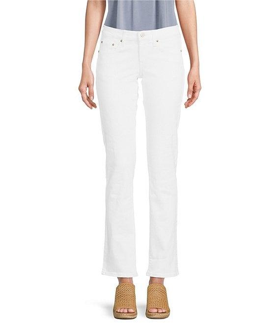 Lucky Brand Sweet Stretch Denim Mid Rise Straight Leg Jeans Product Image