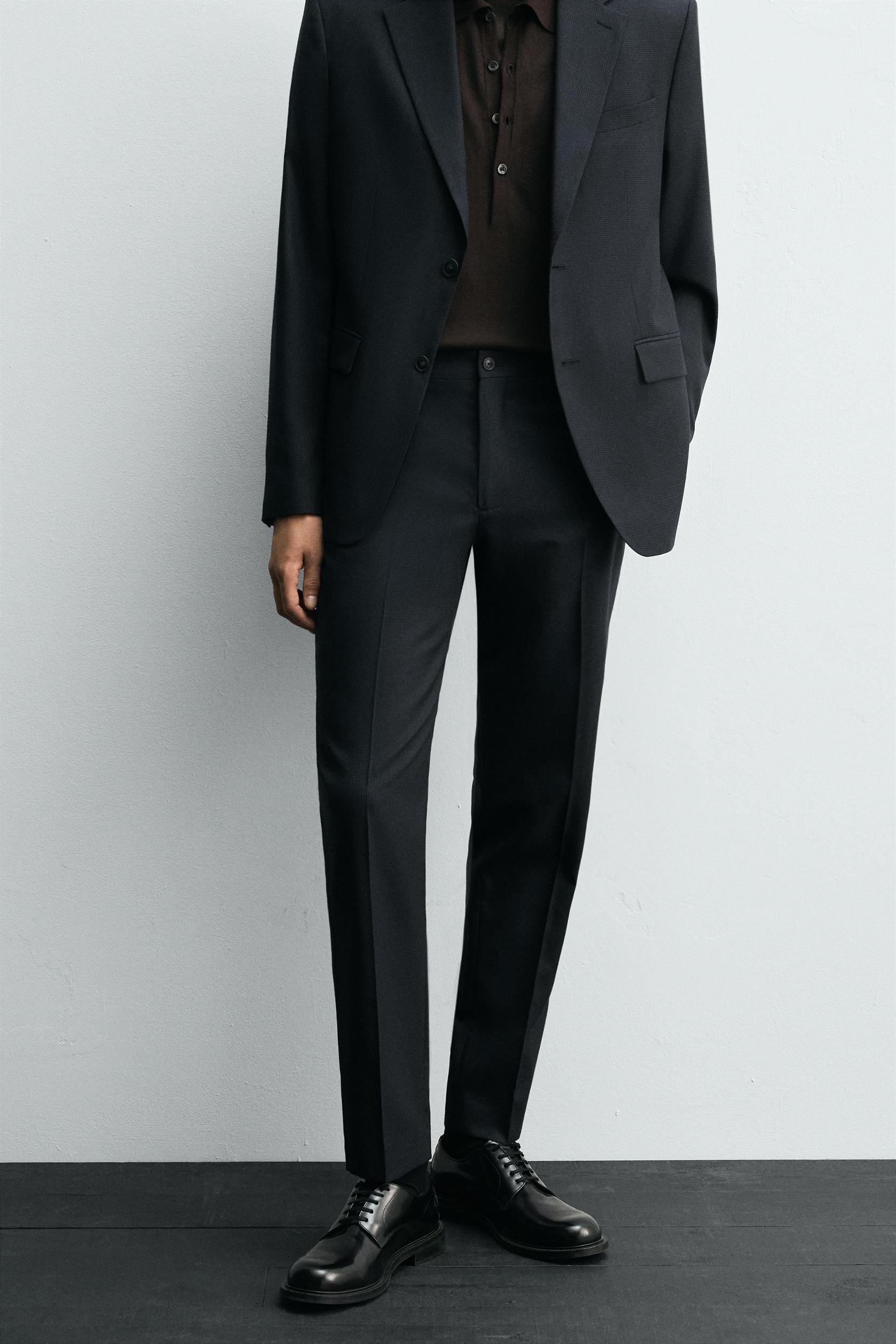 HOUNDSTOOTH SUIT PANTS Product Image