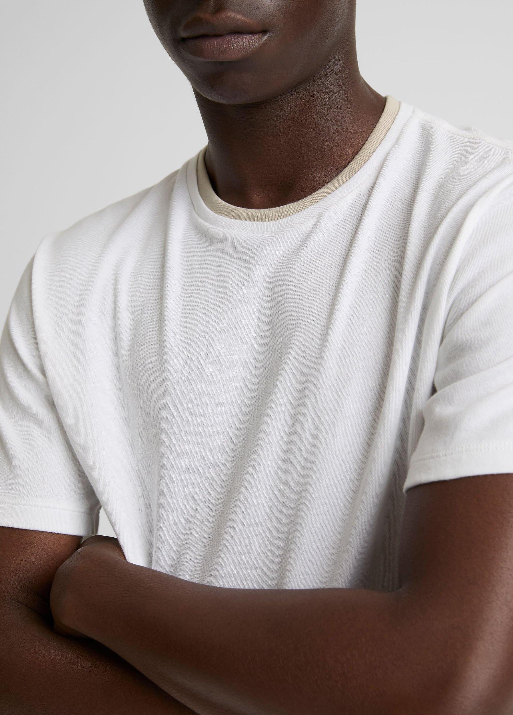 Cotton Double-Collar T-Shirt Product Image
