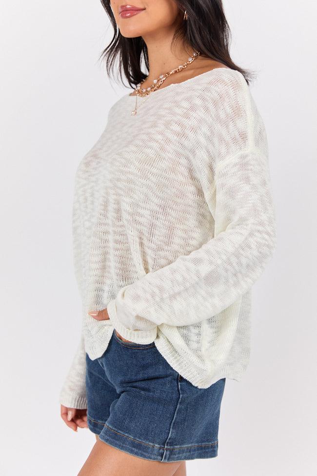 Sunset Key Ivory Sweater FINAL SALE Product Image