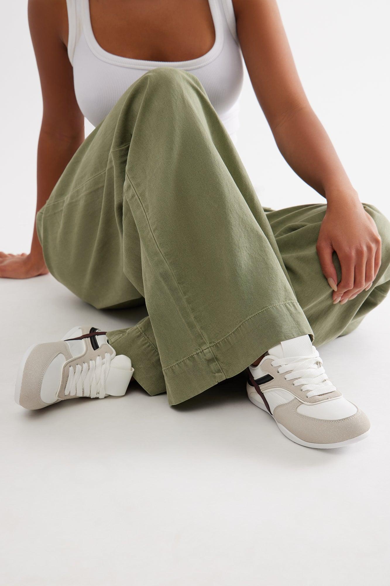 Strike Faux Suede Sneakers - White Female Product Image