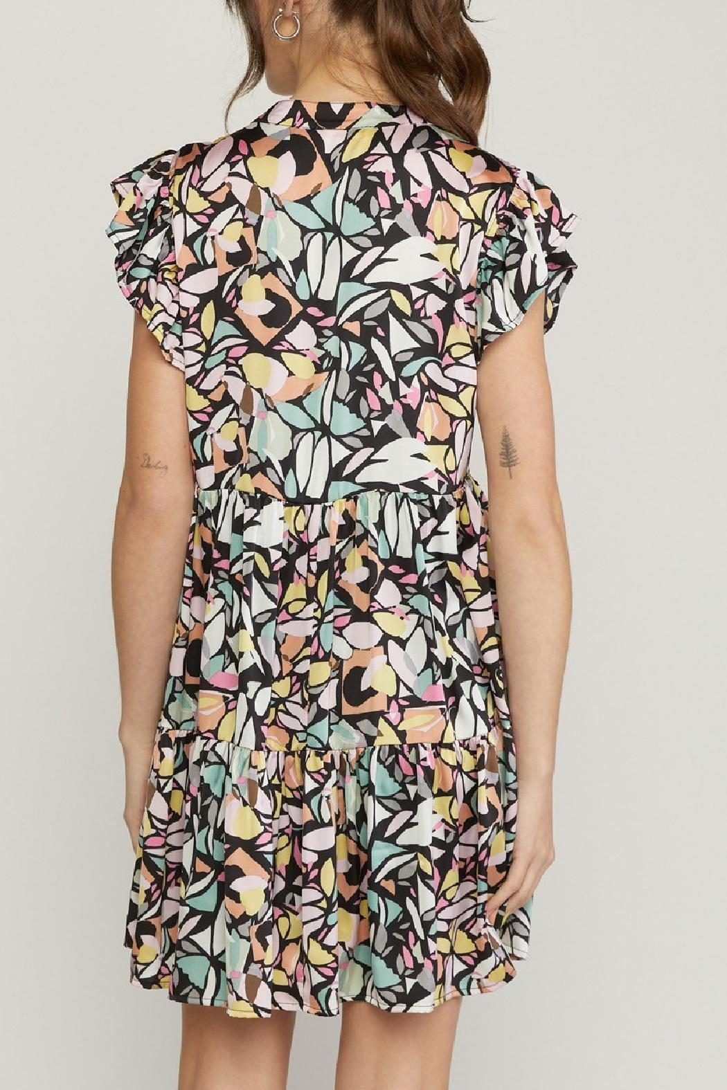 Printed Tiered Dress Product Image
