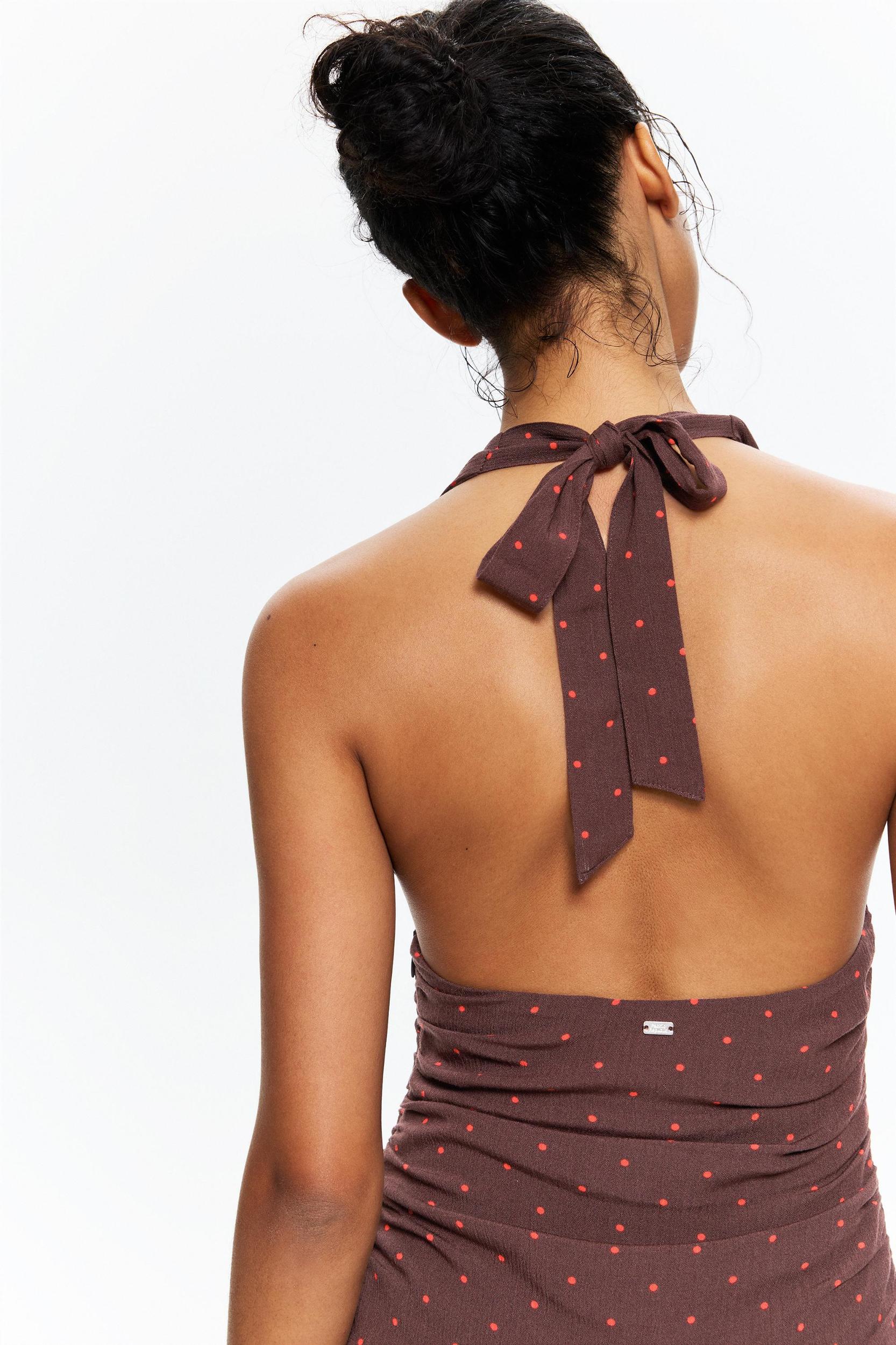 Short polka dot dress Product Image