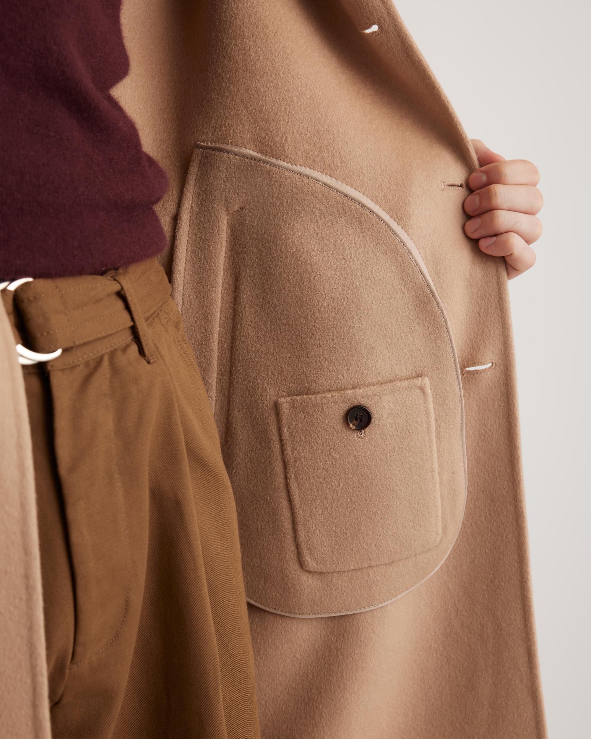 Quince | Men's 100% Mongolian Cashmere Double-Faced Overcoat Product Image