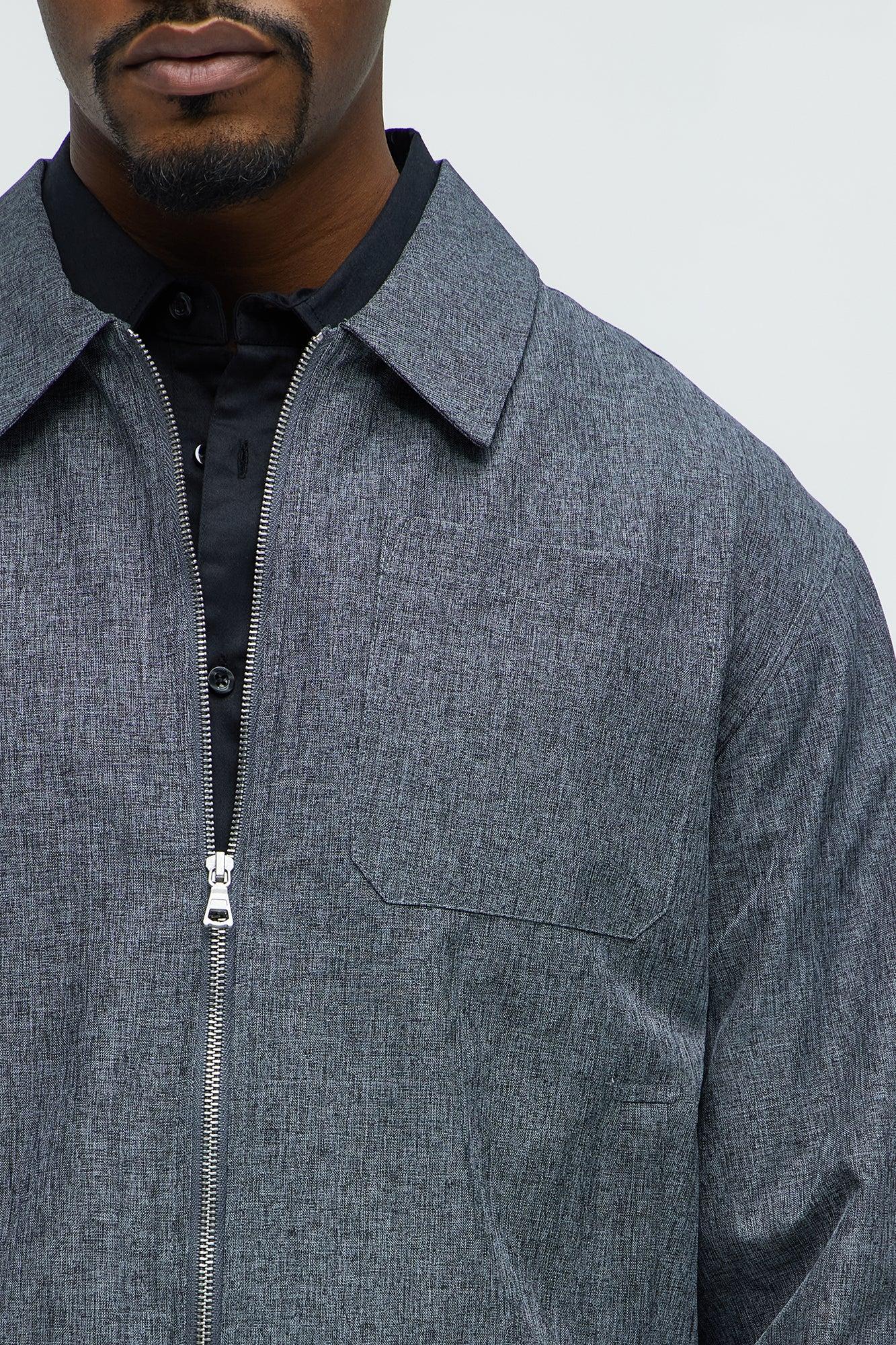 Fairview Zip Jacket - Grey Product Image