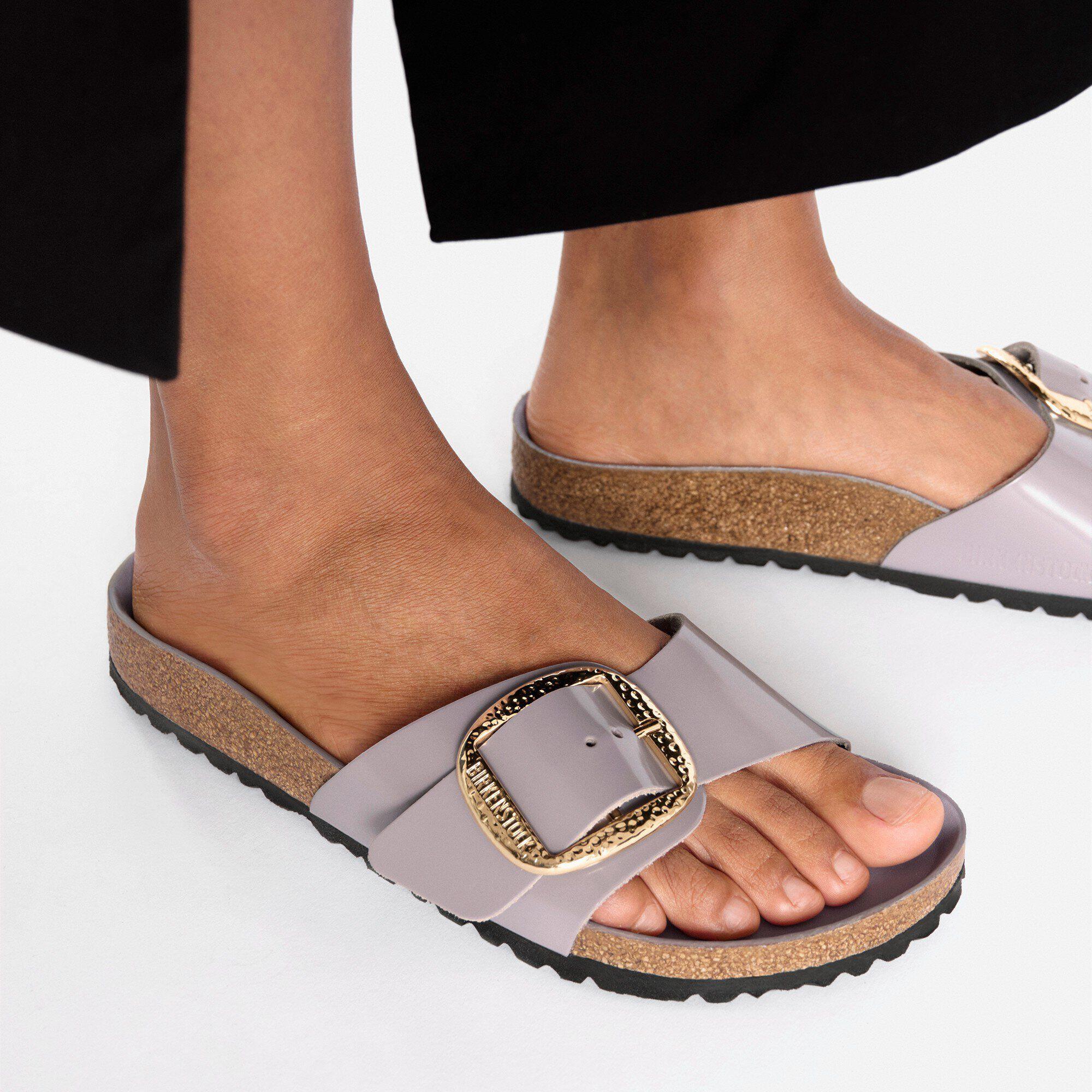 Madrid Big Buckle Natural Leather Patent Product Image