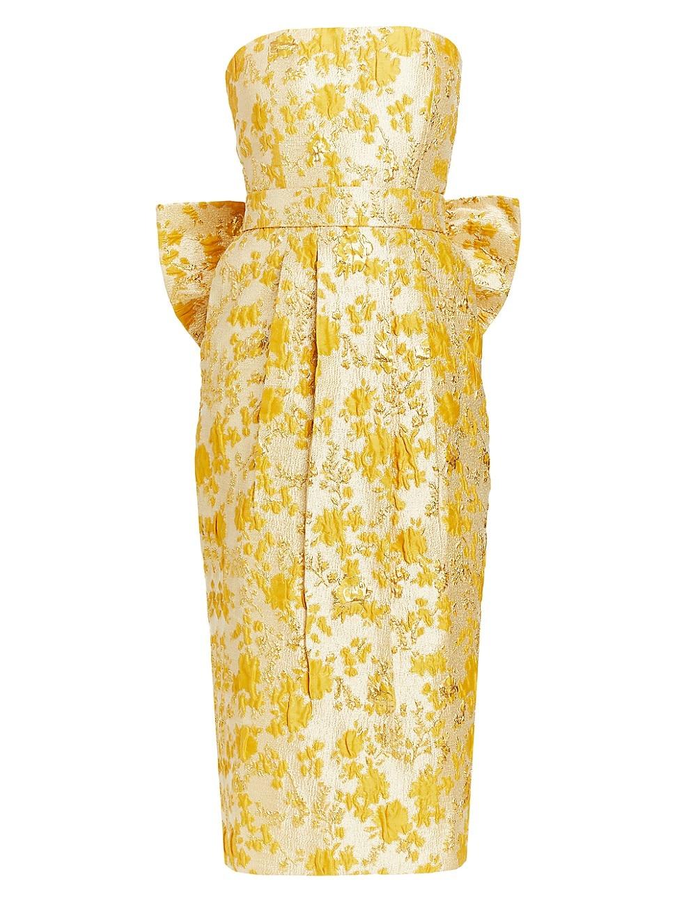 Womens Lorena Floral Jacquard Gown Product Image